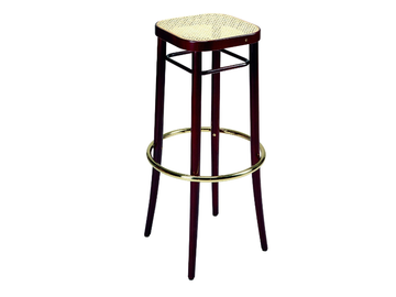 VIENNA 144 - High beech barstool by Wiener GTV Design - view 2